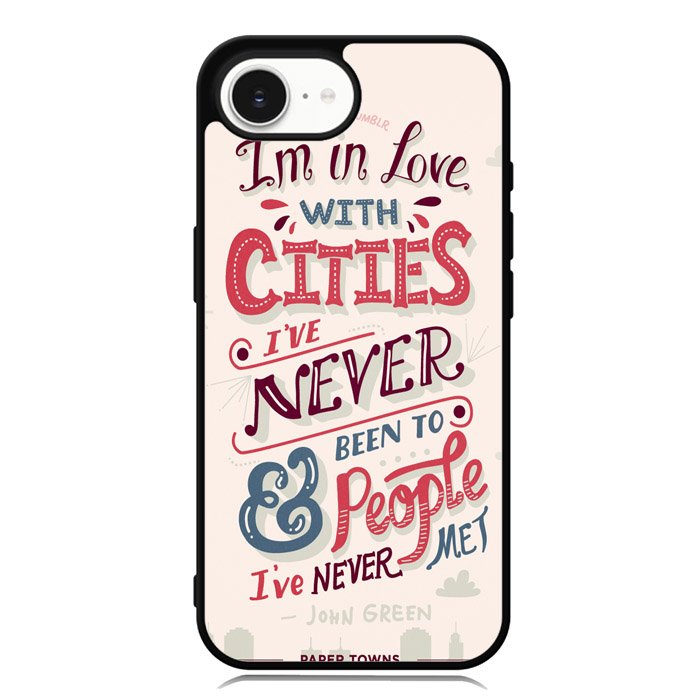john green, paper towns X1201 iPhone 16e Case