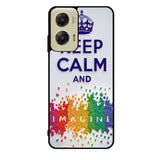Keep Calm and imagine  X1245 Motorola Moto G Stylus 5G 2024 Case