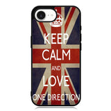 Keep Calm and Love 1D X1244 iPhone 16e Case