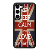 Keep Calm and Love 1D X1244 Samsung Galaxy S24 5G Case