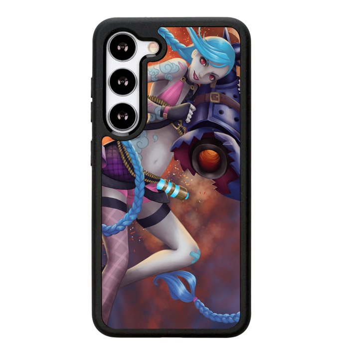 league of legend jinx Wallpaper X1268 Samsung Galaxy S24 Plus 5G , Samsung Galaxy S24+ 5G Case
