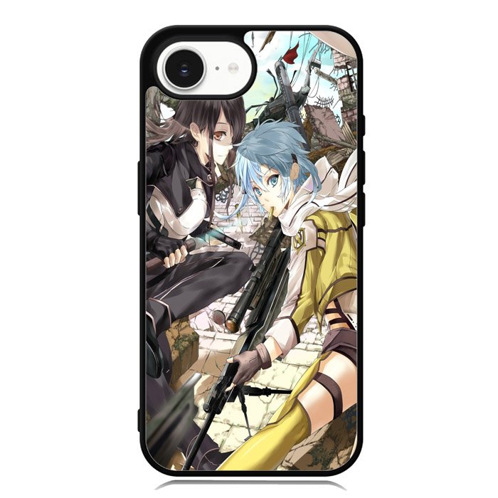 Gun Gale Sinon Kirito X1396 iPhone 16e Case