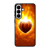 Love Burning Heart  X1458 Samsung Galaxy S26 Case