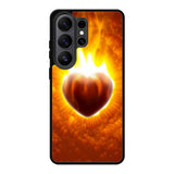 Love Burning Heart  X1458 Samsung Galaxy S26 Ultra Case