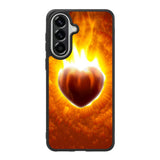 Love Burning Heart  X1458 Samsung Galaxy A57 Case