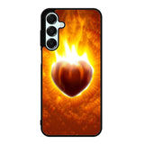Love Burning Heart  X1458 Samsung Galaxy A56 5G Case