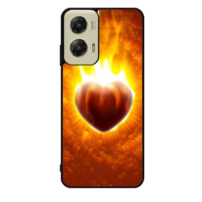 Love Burning Heart  X1458 Motorola Moto G Stylus 5G 2024 Case