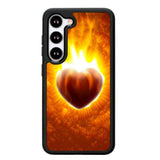 Love Burning Heart  X1458 Samsung Galaxy S24 Plus 5G , Samsung Galaxy S24+ 5G Case