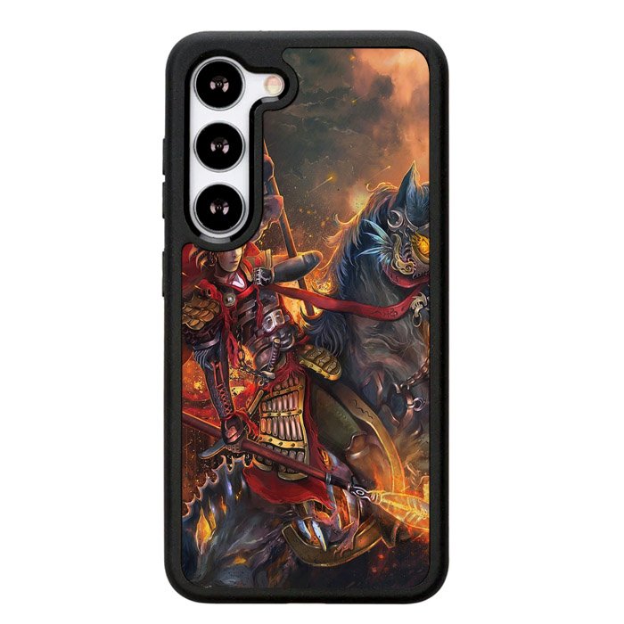 Horse Knight Warrior Painting X1551 Samsung Galaxy S25 Plus 5G , Samsung Galaxy S25+ 5G Case