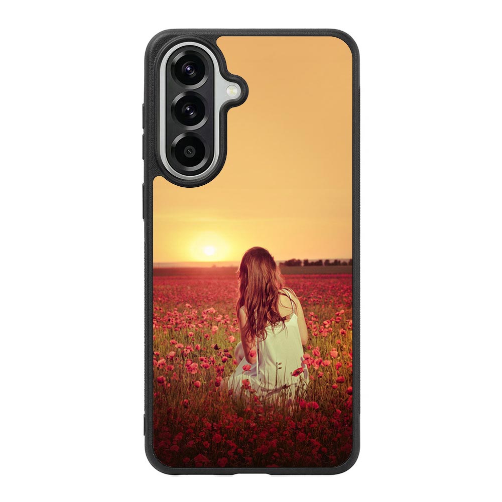 Girl In Red Flowers  X1710 Samsung Galaxy A37 Case