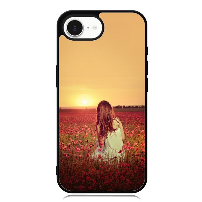 Girl In Red Flowers  X1710 iPhone 16e Case