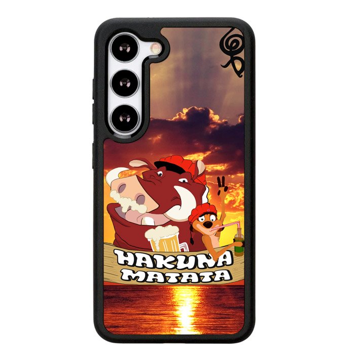 Hakuna Matata Illustration X2339 Samsung Galaxy S24 Plus 5G , Samsung Galaxy S24+ 5G Case