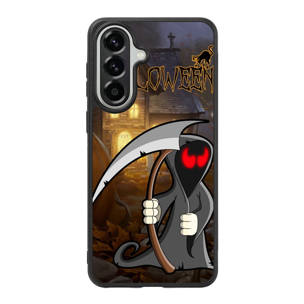 Orange Halloween Moon X2669 Samsung Galaxy A37 Case