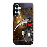 Orange Halloween Moon X2669 Samsung Galaxy A15 5G Case