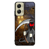 Orange Halloween Moon X2669 Motorola Moto G Stylus 5G 2024 Case