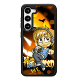Pewdiepie Chibis Brofist Halloween X2737 Samsung Galaxy S25 5G Case