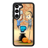 Pewdiepie Brofist Halloween X2768 Samsung Galaxy S24 Plus 5G , Samsung Galaxy S24+ 5G Case
