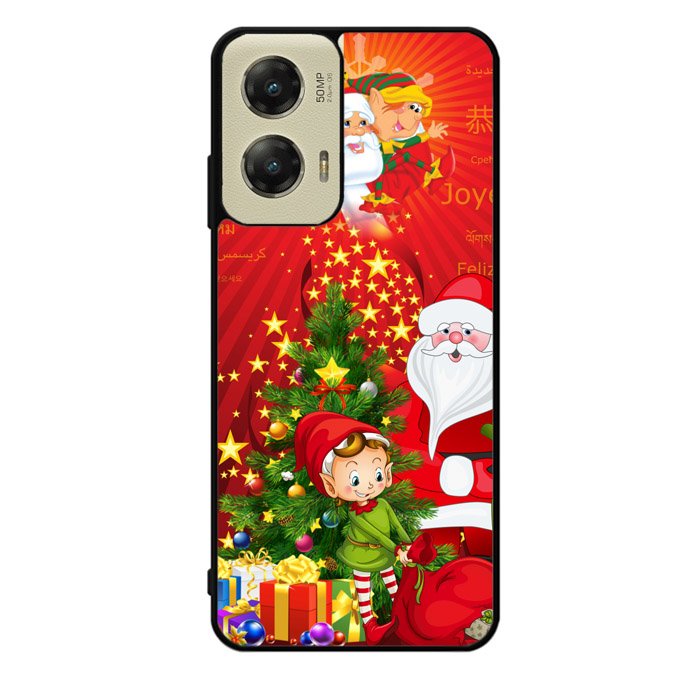 Funny Christmas Elf X2853 Motorola Moto G Stylus 5G 2024 Case