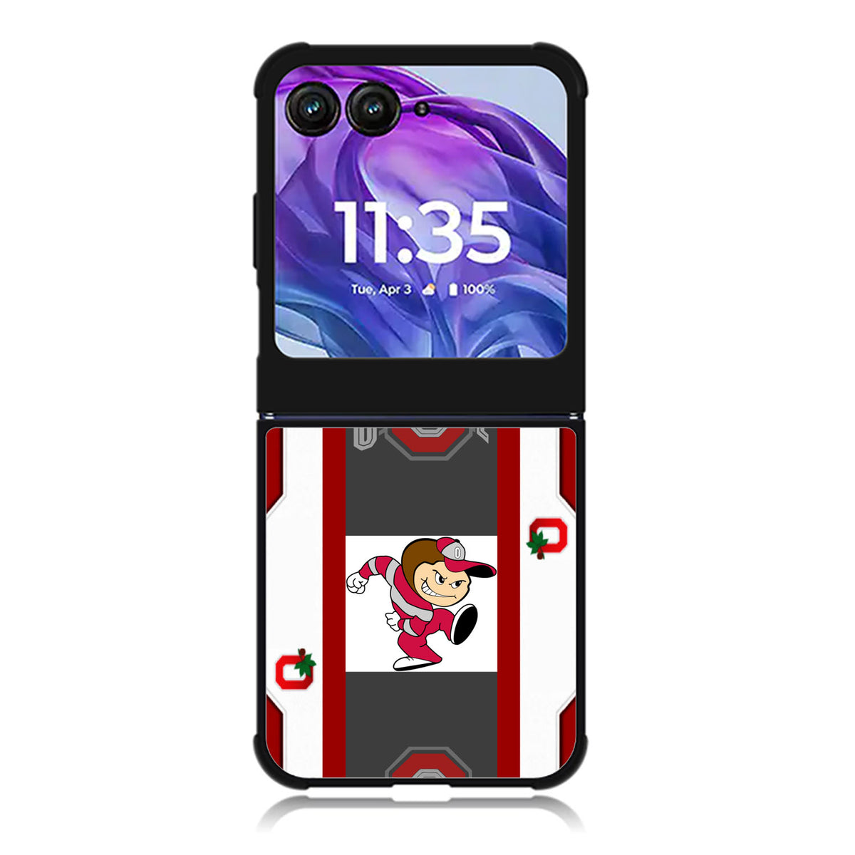 Ohio State Buckeyes Motorola Moto Razr Plus 2025/2024 Case, Moto Razr 50 Ultra 5G BC0140