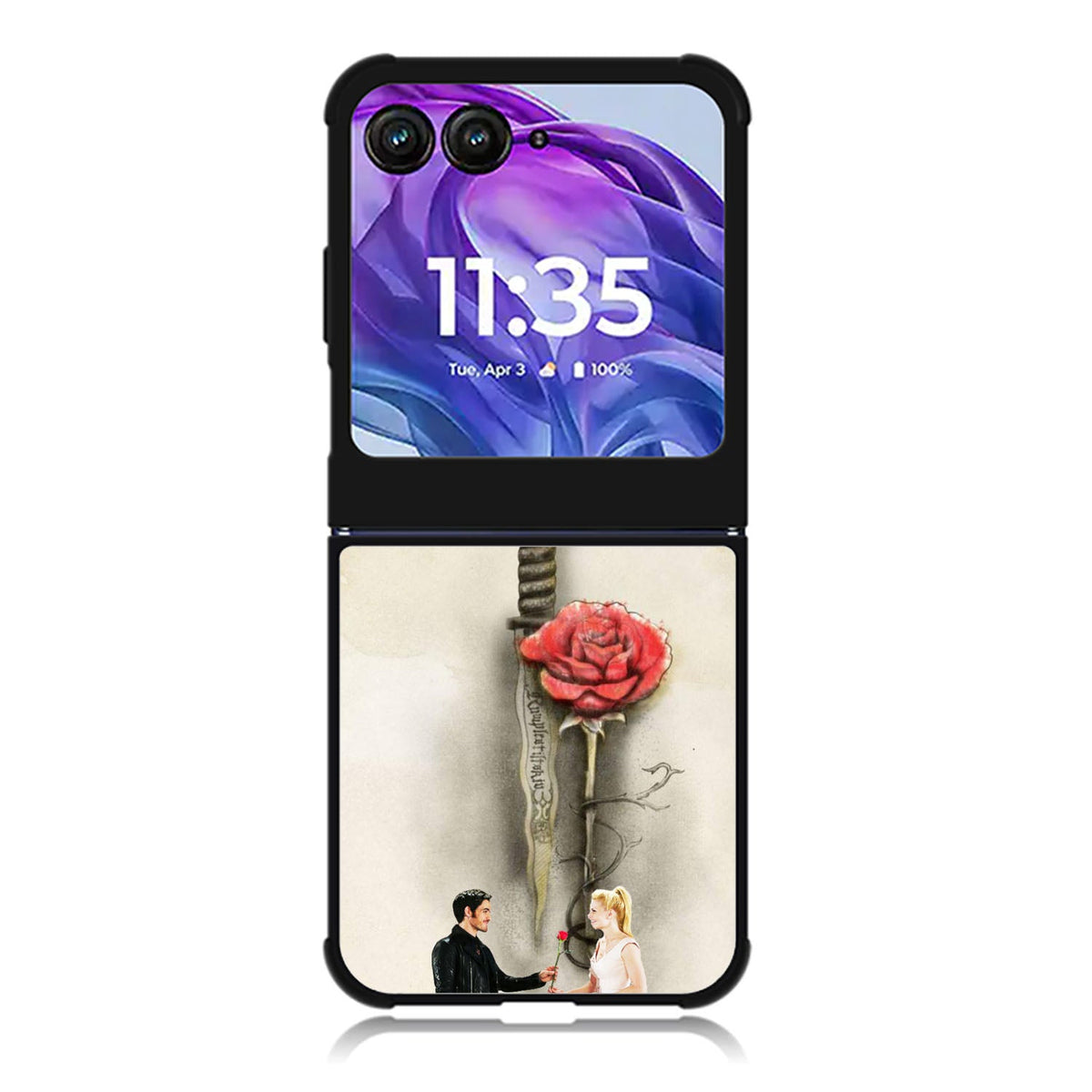 Once Upon A Time Rose Motorola Moto Razr 2024 , Moto Razr 50 Case FE0141