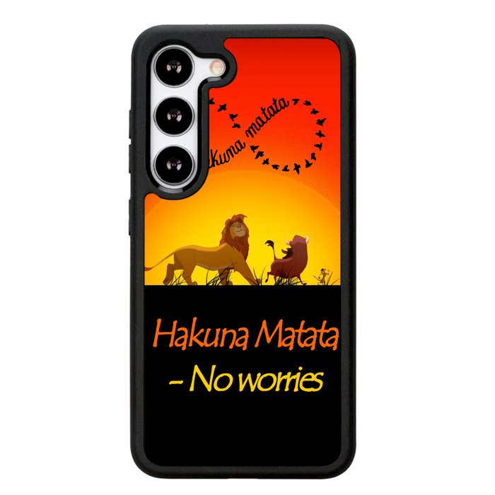 Hakuna Matata No Worries  X3644 Samsung Galaxy S24 Plus 5G , Samsung Galaxy S24+ 5G Case