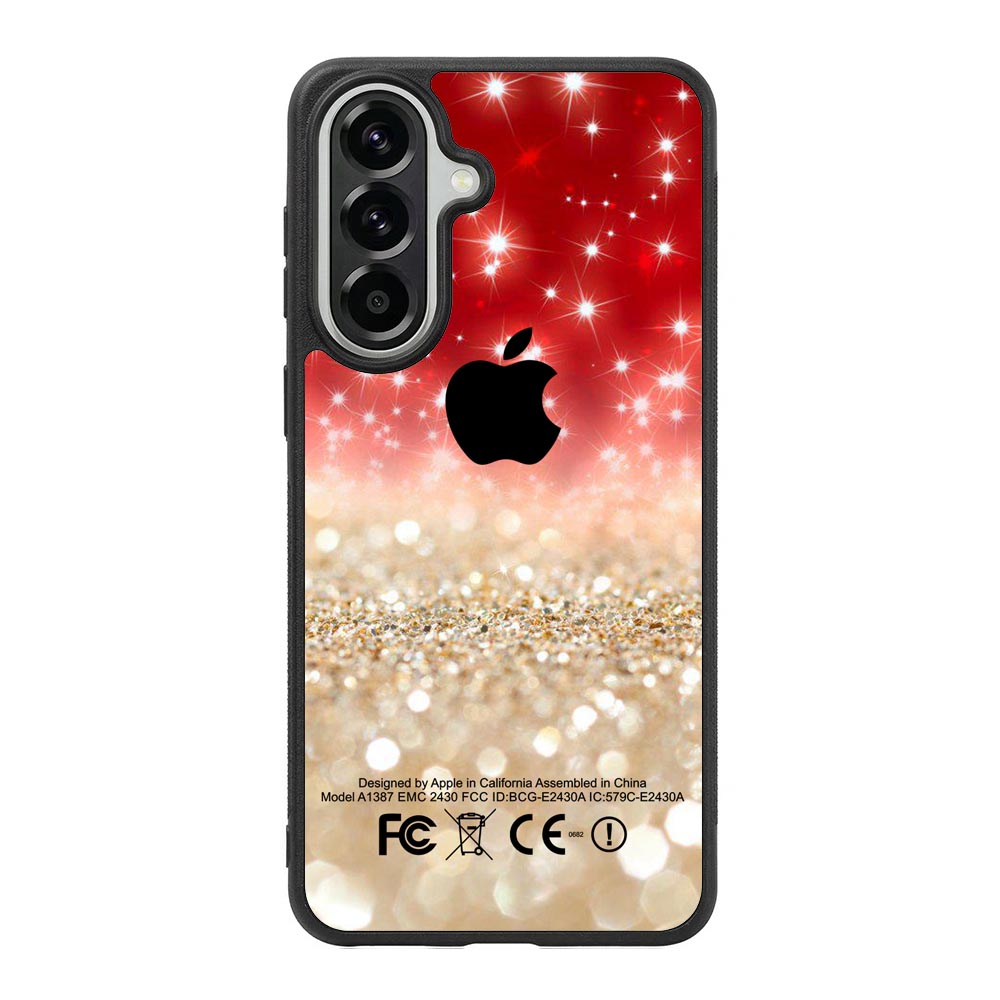Red And Silver X3899 Samsung Galaxy A57 Case