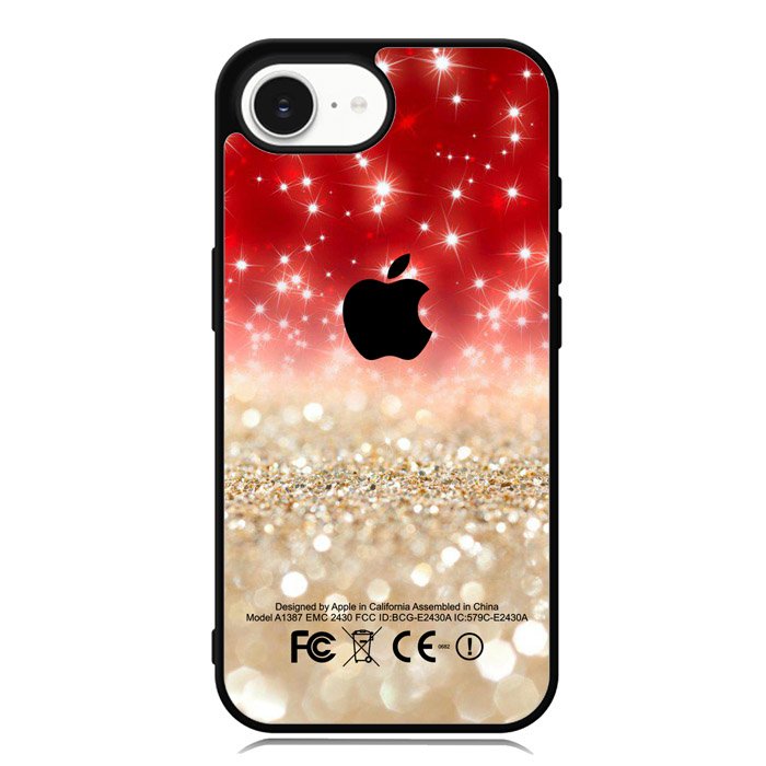 Red And Silver X3899 iPhone 16e Case