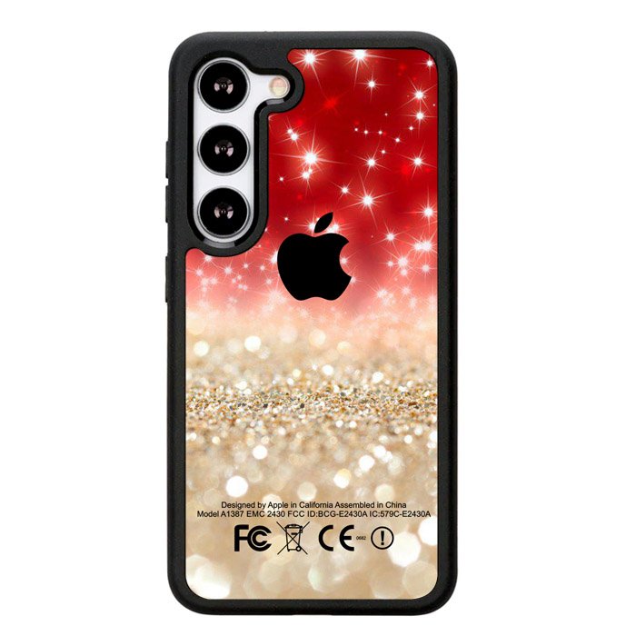 Red And Silver X3899 Samsung Galaxy S24 Plus 5G , Samsung Galaxy S24+ 5G Case