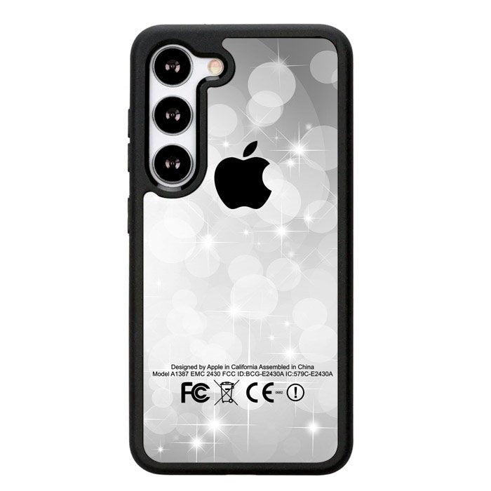 Silver Glitter X3897 Samsung Galaxy S24 Plus 5G , Samsung Galaxy S24+ 5G Case