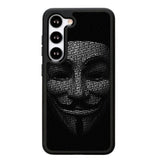 Guy Fawkes Mask Anonymous  X4173 Samsung Galaxy S24 Plus 5G , Samsung Galaxy S24+ 5G Case