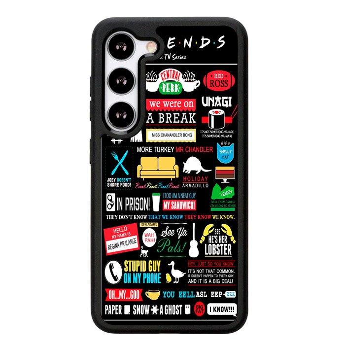 Friends TV Show X4372 Samsung Galaxy S25 Plus 5G , Samsung Galaxy S25+ 5G Case
