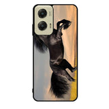 Horse black running X4653 Motorola Moto G Stylus 5G 2024 Case