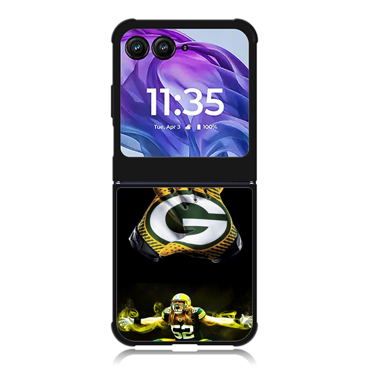 Green Bay Packers Motorola Moto Razr Plus 2025/2024 Case, Moto Razr 50 Ultra 5G BC0214