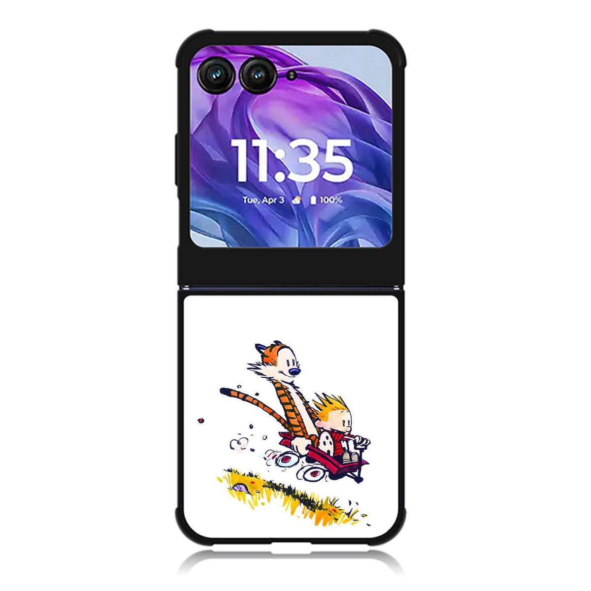 Calvin And Hobbes Motorola Moto Razr 2024 , Moto Razr 50 Case FE0155