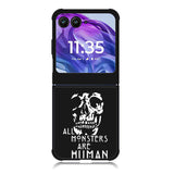 monsters are human Motorola Moto Razr 2024 , Moto Razr 50 Case FE0179