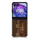 Once upon a time Motorola Moto Razr 2024 , Moto Razr 50 Case FE0181