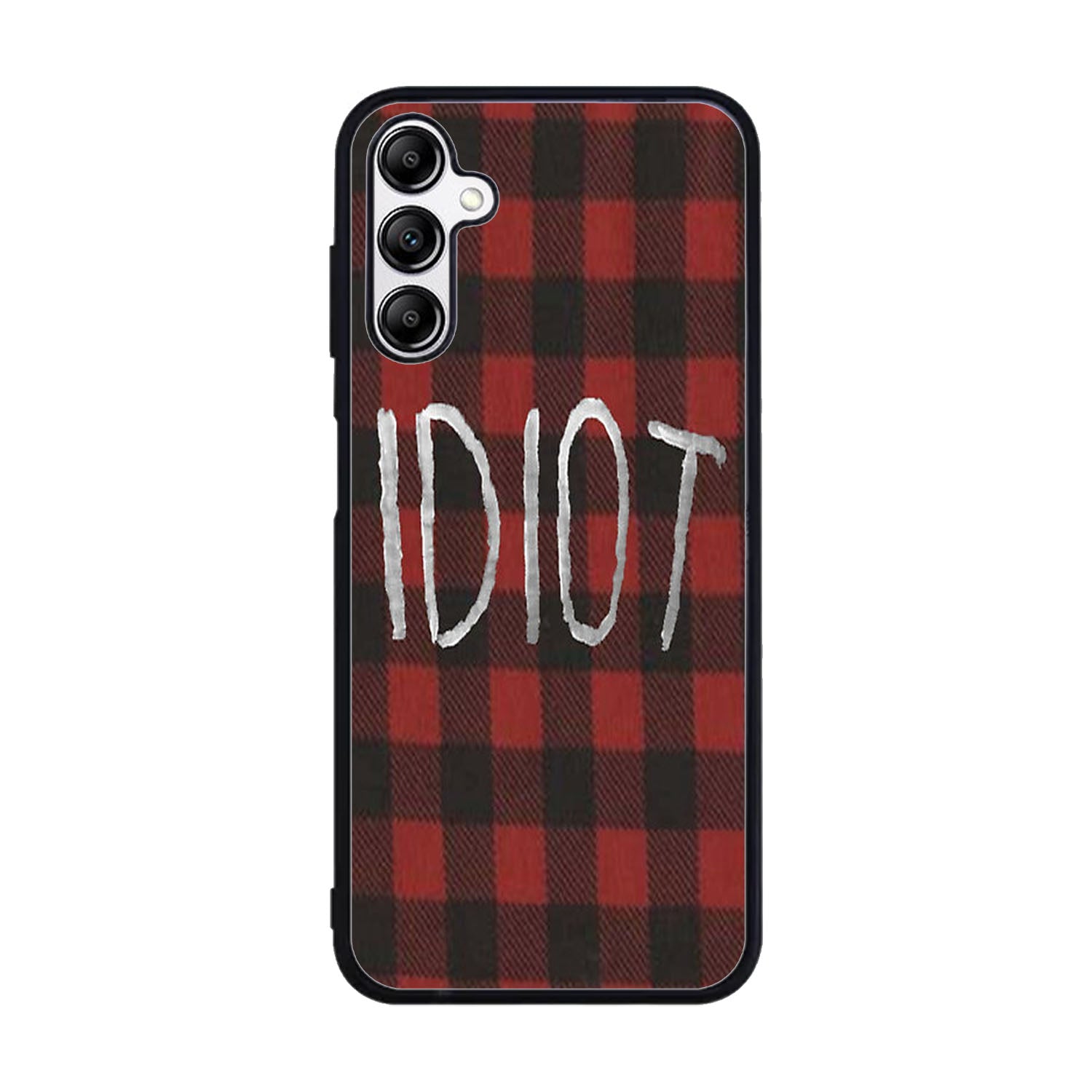 red plaid idiot Case Samsung Galaxy A15 BC0184