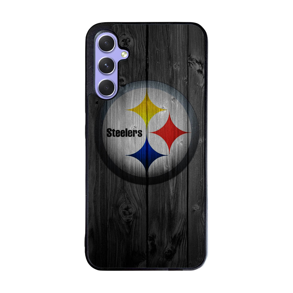 Pittsburgh Steelers Wood Case Samsung Galaxy A35 5G BC0255