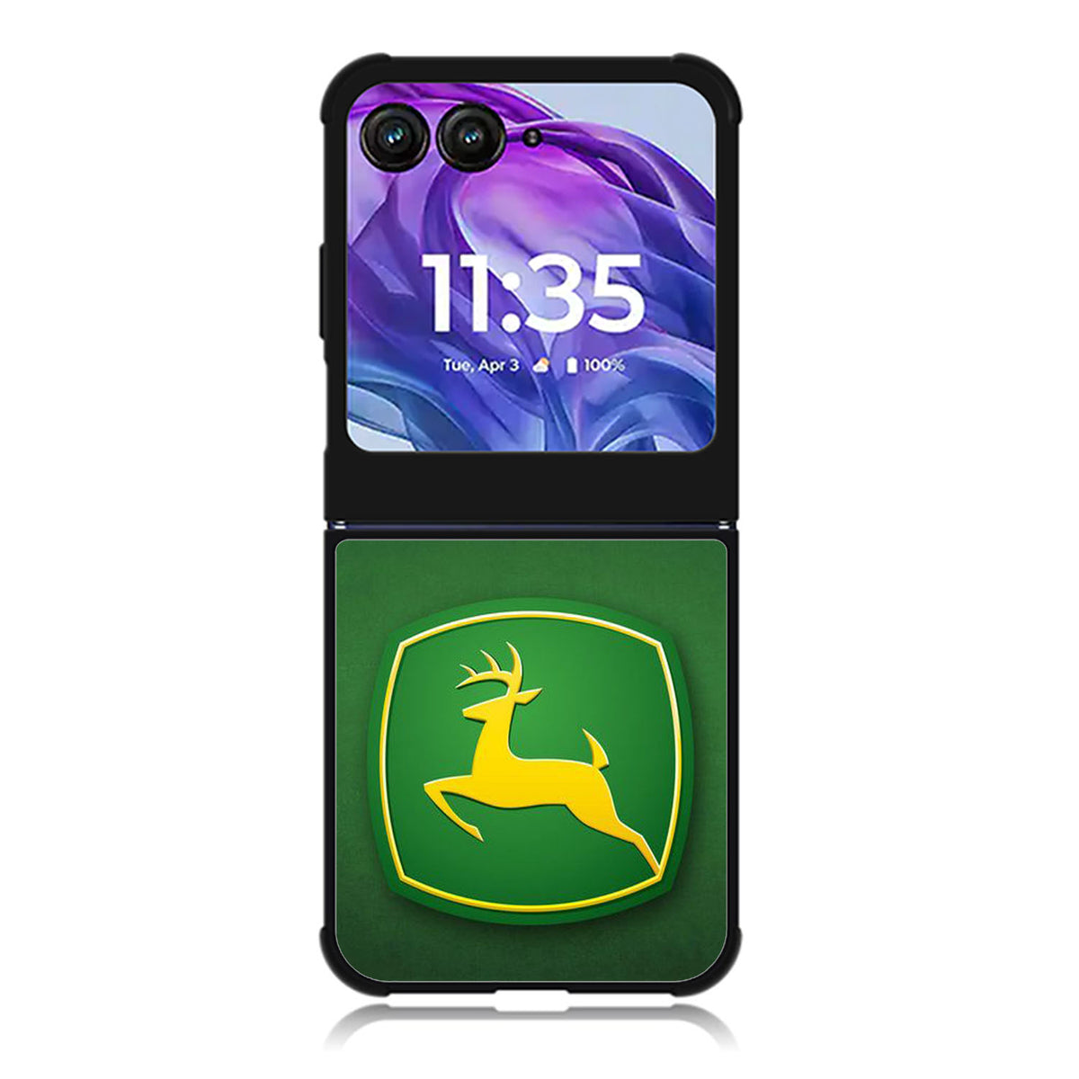 JOhn Deere Logo Green Motorola Moto Razr Plus 2025/2024 Case, Moto Razr 50 Ultra 5G BC0222