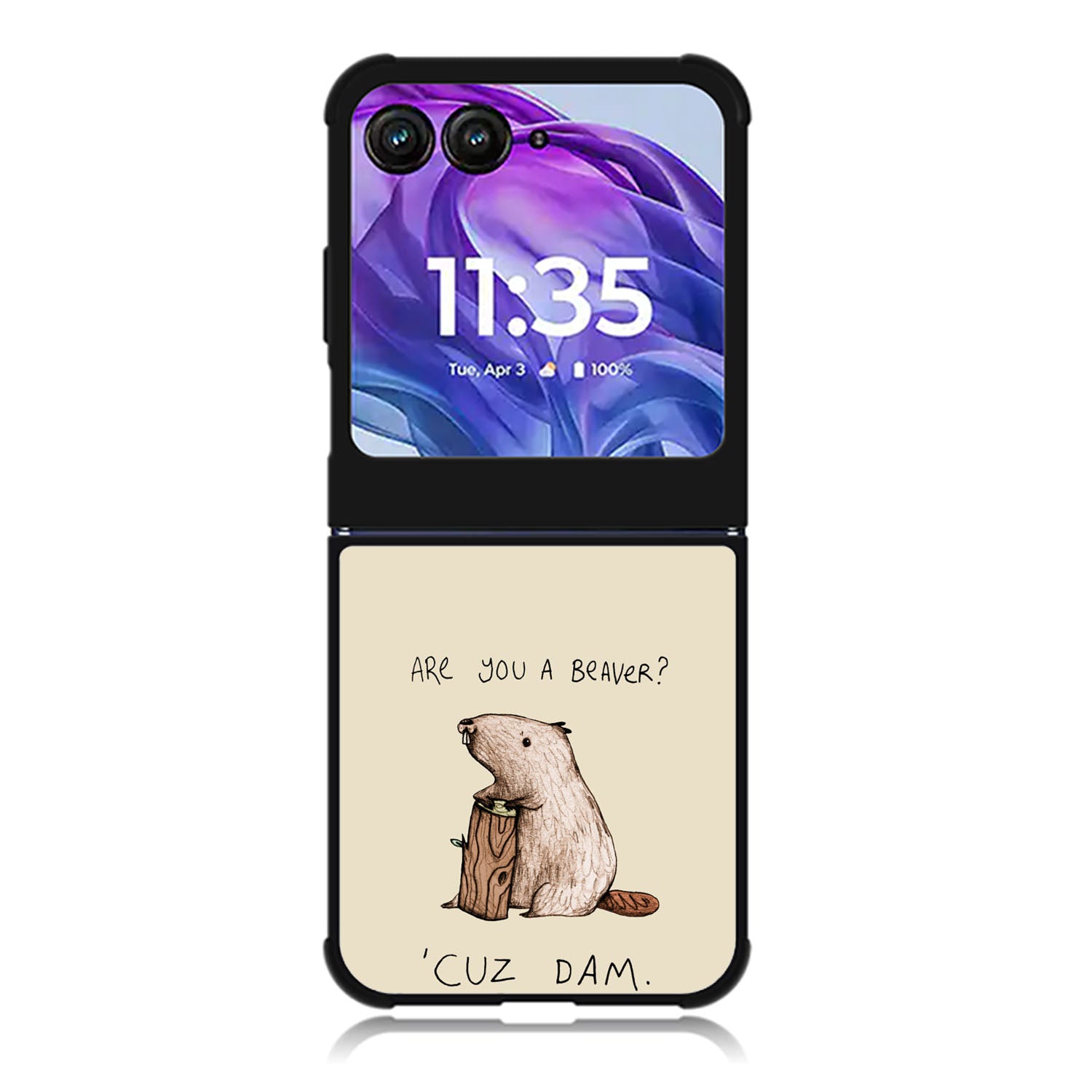 Are You a Beaver Cuz Dam Motorola Moto Razr 2024 , Moto Razr 50 Case FE0150