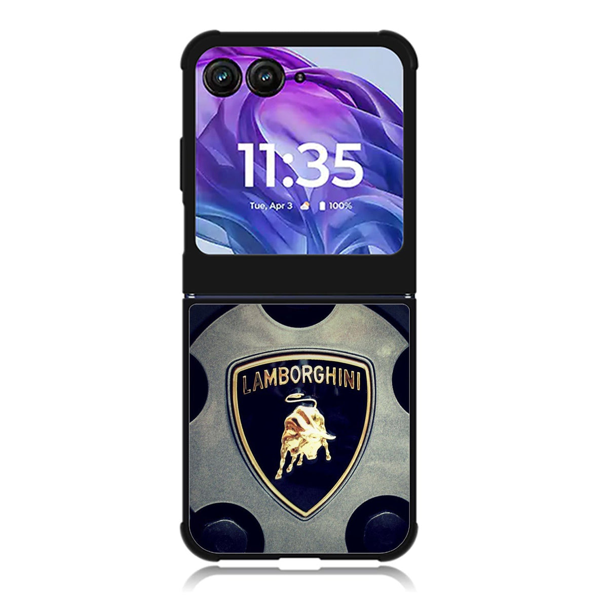 lamborghini wheels logo Motorola Moto Razr 2024 , Moto Razr 50 Case FE0296