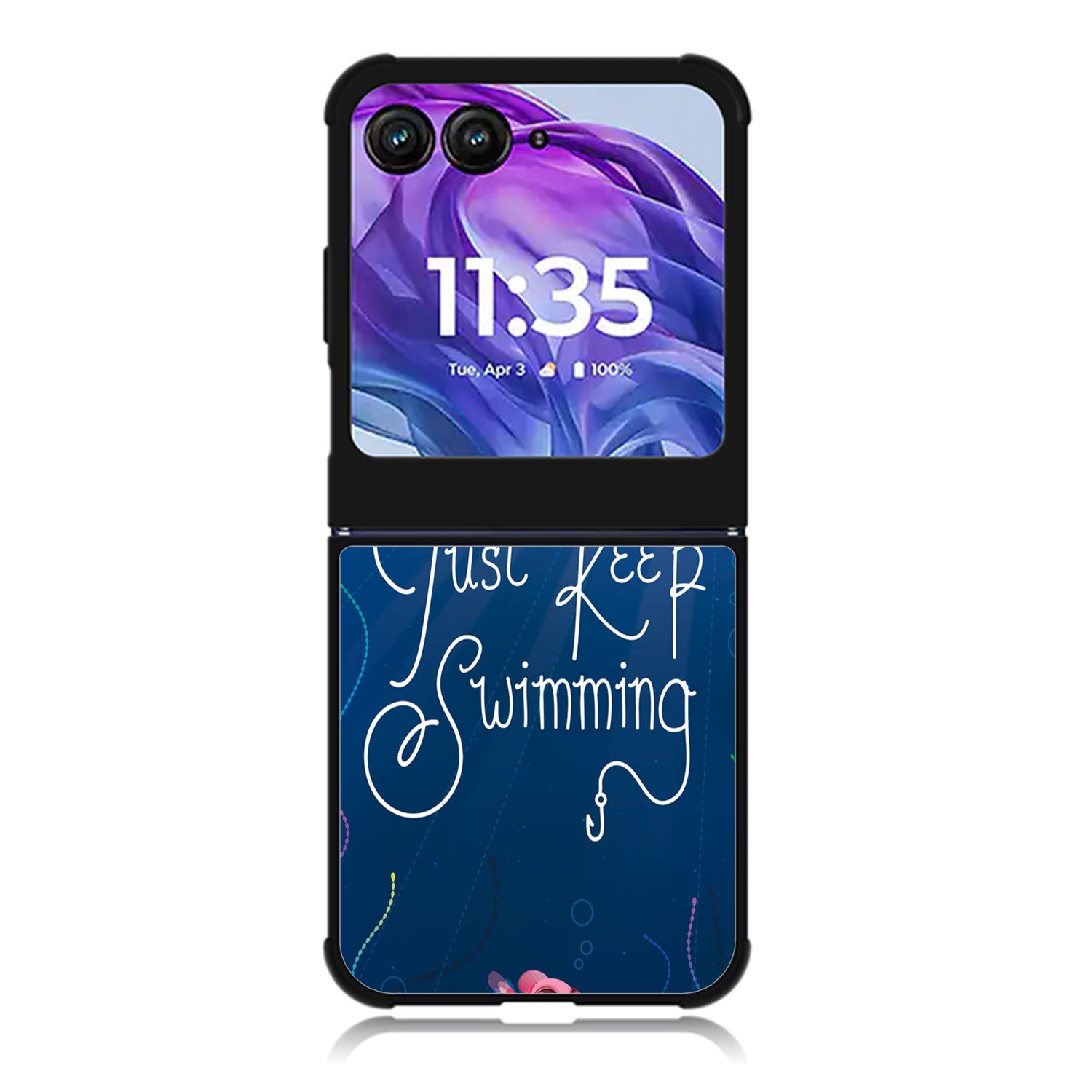 Just Keep Swimming Motorola Moto Razr 2024 , Moto Razr 50 Case FE0172
