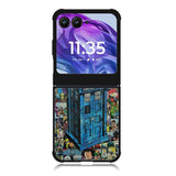 Tardis Collage Motorola Moto Razr 2024 , Moto Razr 50 Case FE0189