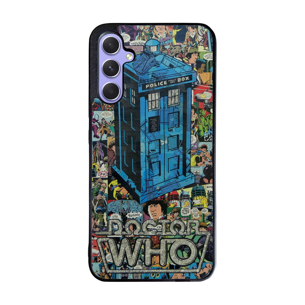 Tardis Collage Case Samsung Galaxy A35 5G BC0189