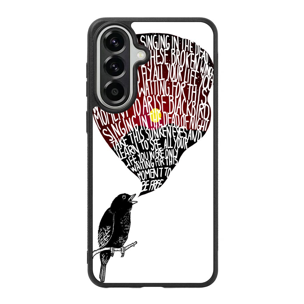 The Beatles Blackbird Lyrics X4765 Samsung Galaxy A37 Case