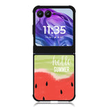 watercolor summer Motorola Moto Razr 2024 , Moto Razr 50 Case FE0261