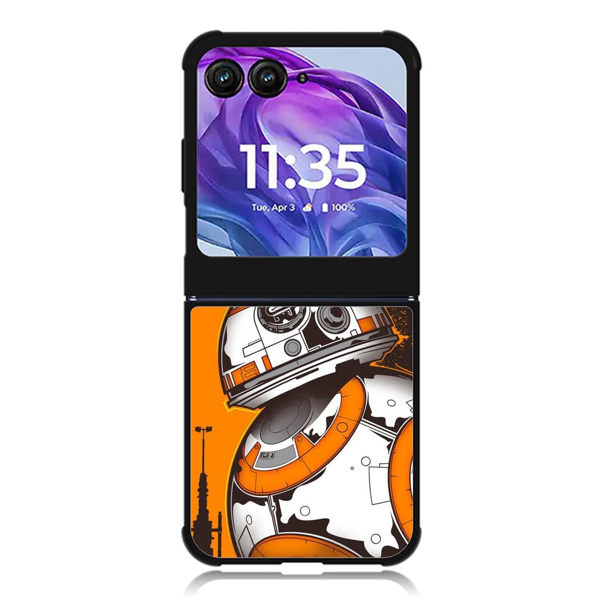 BB-8 Rolling Droid Minimalist Motorola Moto Razr 2024 , Moto Razr 50 Case FE0265