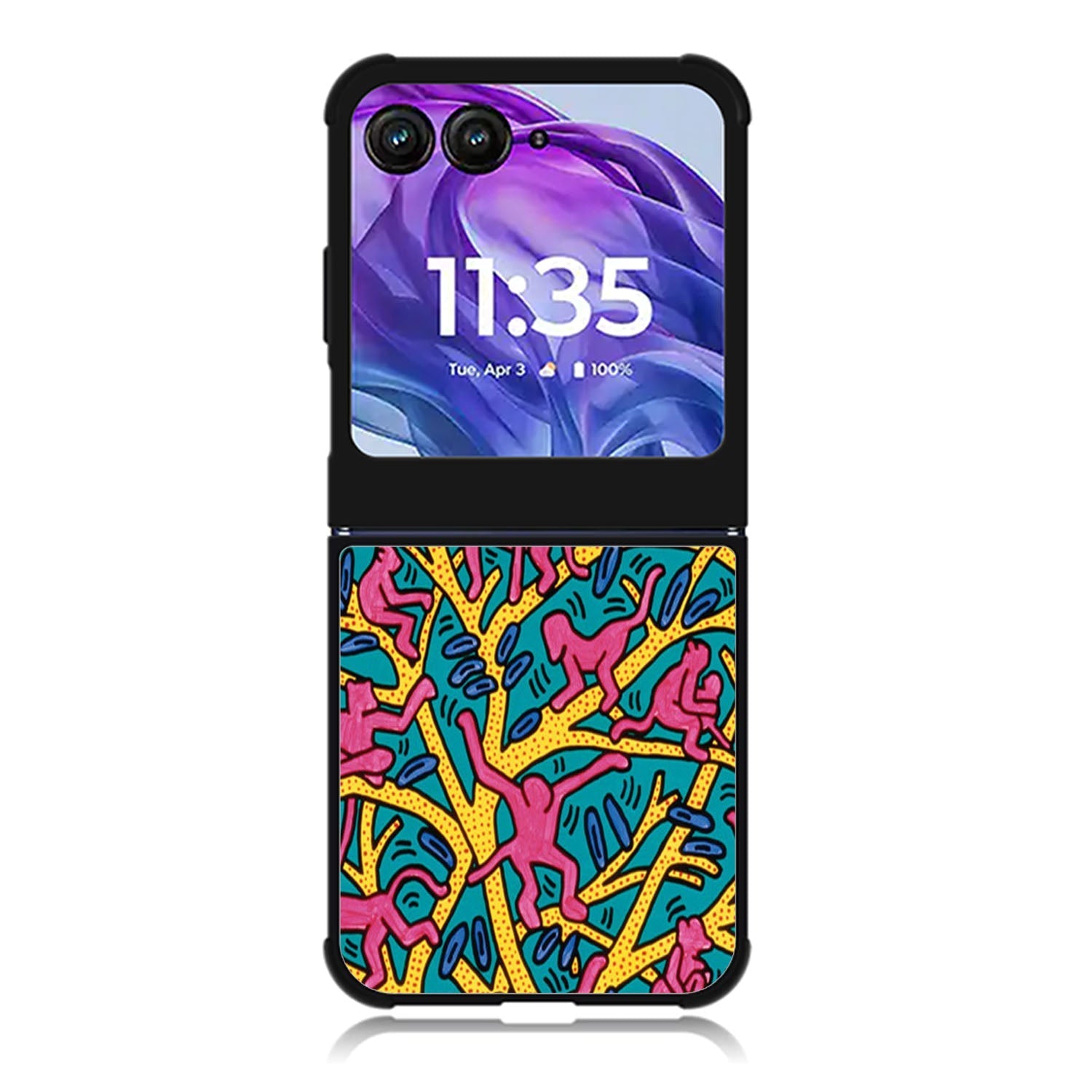 Keith Haring Motorola Moto Razr 2024 , Moto Razr 50 Case FE0280