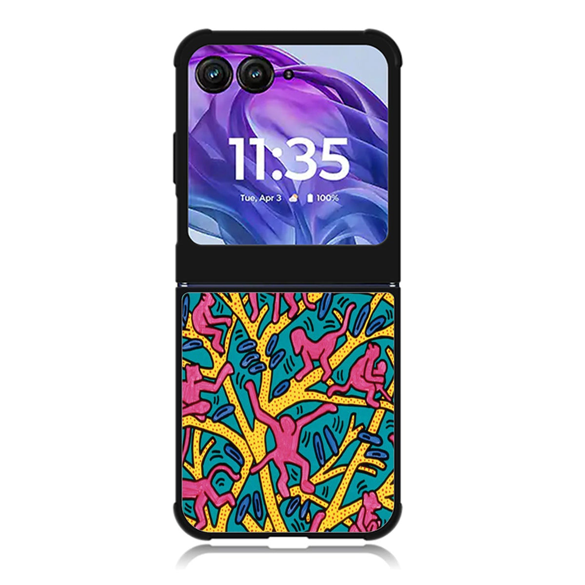 Keith Haring Motorola Moto Razr 2024 , Moto Razr 50 Case FE0280