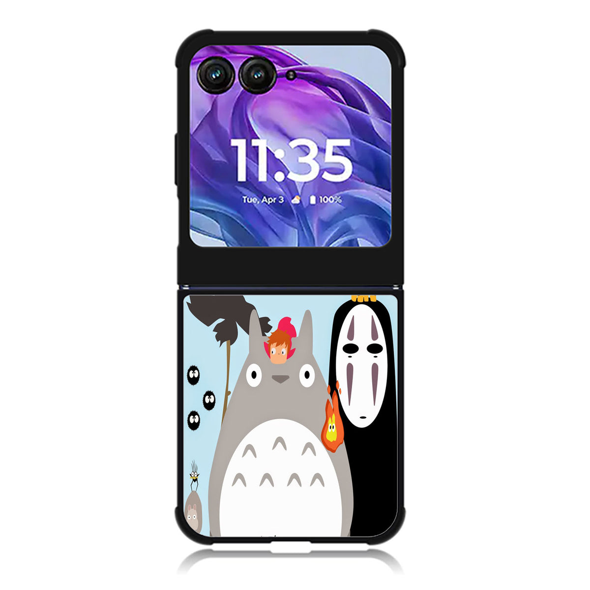 Totoro Mononoke Motorola Moto Razr Plus 2025/2024 Case, Moto Razr 50 Ultra 5G BC0315